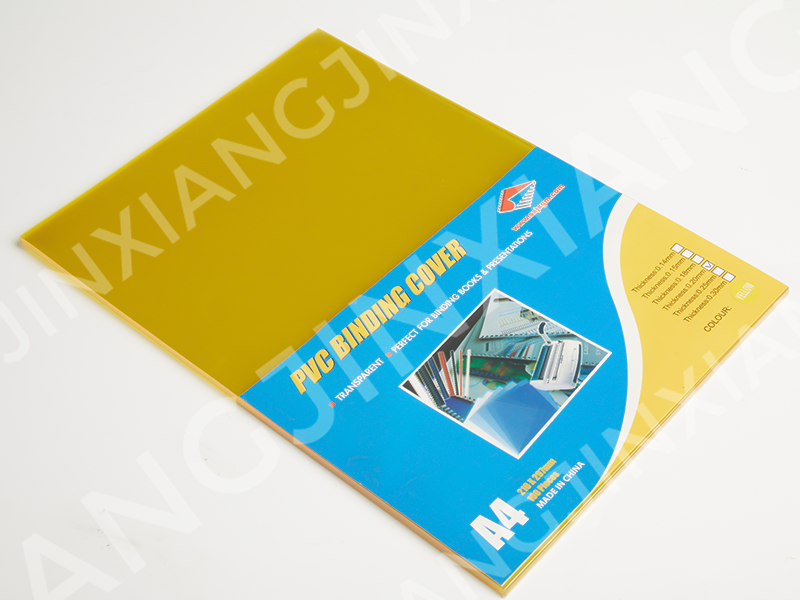 Office Supply Transparent Colour Different Thickness PVC Binding Cover-PVC Binding Cover