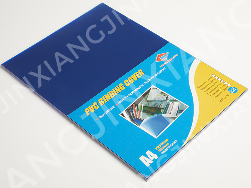Office Supply Transparent Colour Different Thickness PVC Binding Cover-PVC Binding Cover