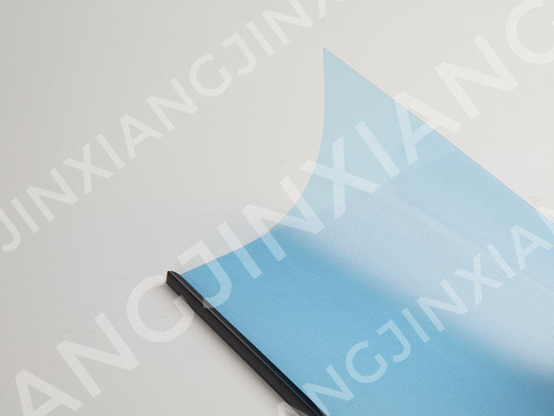 Blue Transparent Plastic Film-PVC Binding Cover